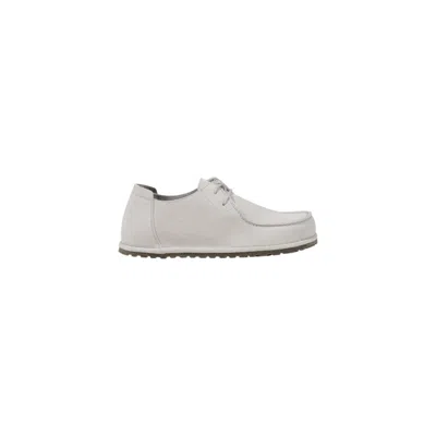 Birkenstock White Leather Slip-on Loafers