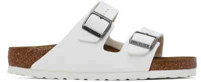 Birkenstock White Regular Arizona Sandals