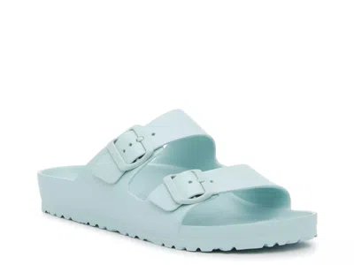 Birkenstock Wide Width Arizona Essentials Eva Slide Sandal In Blue