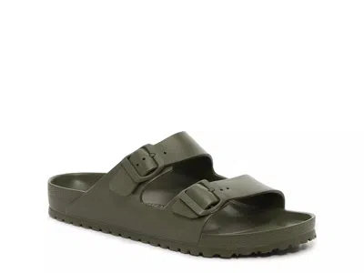 Birkenstock Wide Width Arizona Essentials Eva Slide Sandal In Green