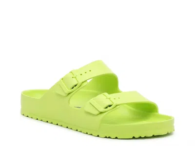 Birkenstock Wide Width Arizona Essentials Eva Slide Sandal In Green