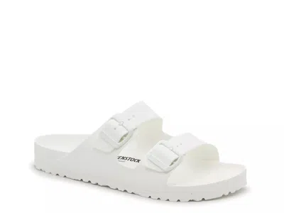 Birkenstock Wide Width Arizona Essentials Eva Slide Sandal In White