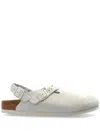 Birkenstock Round-headed Sandals In Antique White