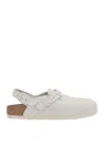 Birkenstock Round-headed Sandals In Antique White