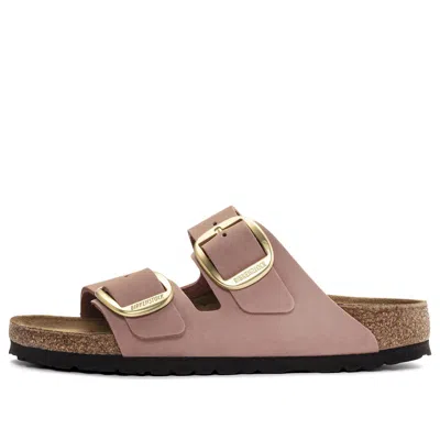 Birkenstock (wmns)  Arizona Big Buckle Nubuck Leather Narrow Fit Sandals 'old Rose'