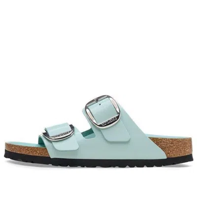 BIRKENSTOCK (WMNS) BIRKENSTOCK ARIZONA BIG BUCKLE NUBUK LEATHER NARROW FIT 'TEAL'