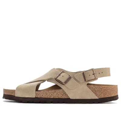Birkenstock (wmns)  Tulum Suede Leather 'taupe' In Brown