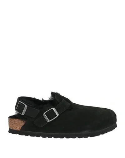 Birkenstock Tokio Leather And Fur Slippers In Multi