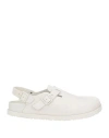 Birkenstock Tokio Napa Slingback Comfort Clogs In Grey