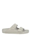 Birkenstock Slip-on Platform Sandals Adjustable Straps In Gray