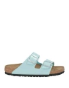 Birkenstock Arizona Buckled 35mm Slides In Blue