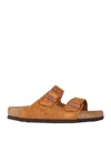 Birkenstock Arizona Buckle-fastened Sandals In Brown