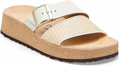 Birkenstock Women Almina Sandal In Natural/white