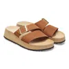 Birkenstock Women's Almina Sandal In Pecan Nubuck In Multi