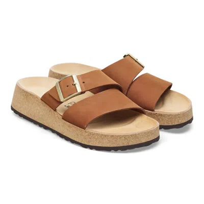 Birkenstock Women's Almina Sandal In Pecan Nubuck In Multi
