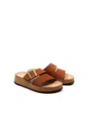 Birkenstock Almina Platform Slide Sandal In Multi