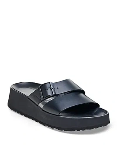 Birkenstock Women's Almina Slip On Wedge Sandals In Black