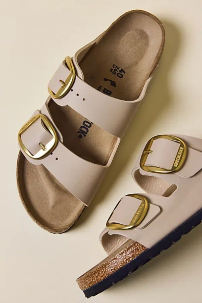 Birkenstock Women's Arizona Big Big Buckle Birko-flor Sandals In Sandcastle, Women's At Urban Outfitters In Brown
