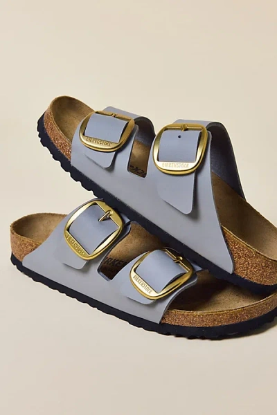 Birkenstock Women's Arizona Big Big Buckle Birko-flor Sandals In Stone Coin, Women's At Urban Outfitters In Multi