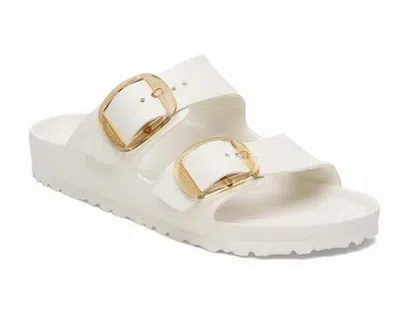 Birkenstock Arizona Big Buckle Eva Womens Sandals Colour: Eggshell, Size: 7 / 40 In Bianco