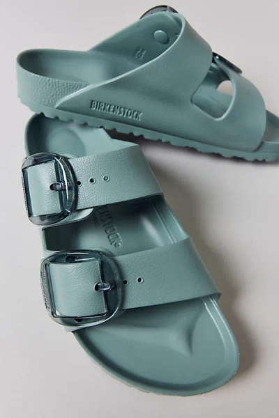Birkenstock Women's Arizona Big Buckle Eva Sandal In Pure Sage, Women's At Urban Outfitters In Green
