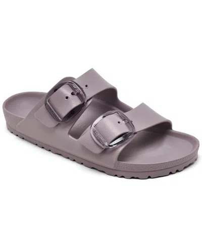 Birkenstock Women's Arizona Big Buckle Eva Sandals From Finish Line In Faded Purple