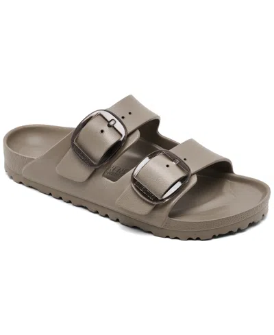 Birkenstock Women's Arizona Big Buckle Eva Sandals From Finish Line In Gray Taupe