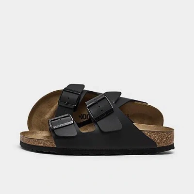 Birkenstock Women's Arizona Birkibuc Sandals (big Kids Sizes Available) In Black