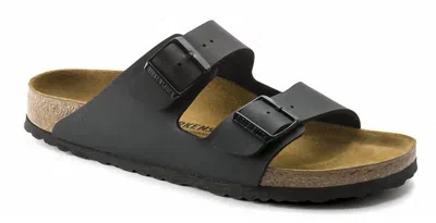 Birkenstock Women's Arizona Birko Flor Slide Sandal In Black