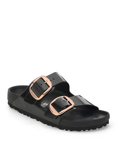 BIRKENSTOCK WOMEN'S ARIZONA BIG BUCKLE HIGH SHINE EXQUISITE LEATHER SANDALS