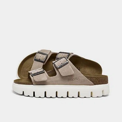 Birkenstock Women's Arizona Chunky Birko-flor Platform Sandals In Warm Sand