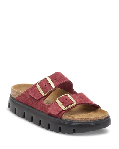 Birkenstock Women's Arizona Chunky Footbed Sandals In Burgundy