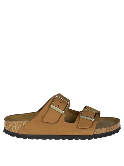 Birkenstock Women's Arizona Double Buckle Slide Sandals In Animal Print