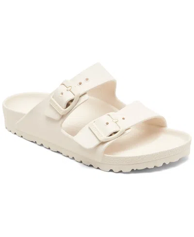 Birkenstock Women's Arizona Essentials Eva Two-strap Sandals From Finish Line In Eggshell