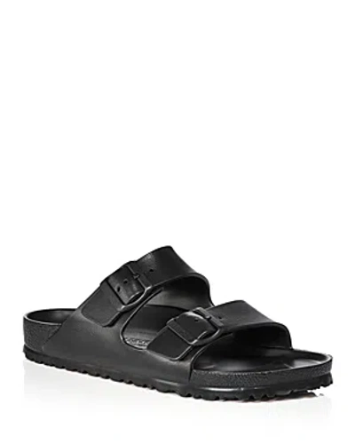 Birkenstock Arizona Eva Womens Slip On Open Toe Slide Sandals In Black