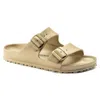 Birkenstock Women's Arizona Eva Flip-flops In Glamour Gold In Multi