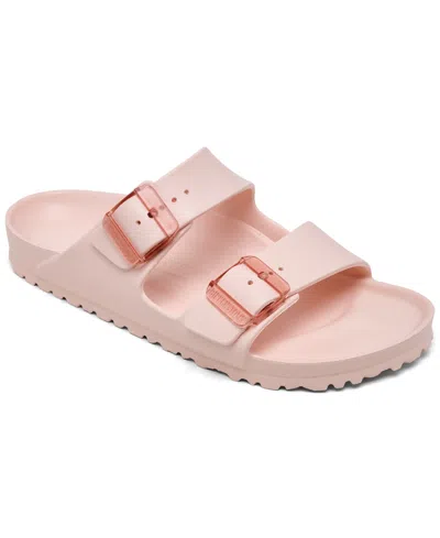 Birkenstock Women's Arizona Eva Stealth Buckle Sandals From Finish Line In Light Rose