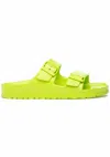 Birkenstock Women's Arizona Eva Two Strap Sandal - Narrow In Active Lime In Green