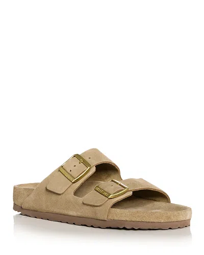 Birkenstock Women's Arizona Exquisite Tonal Suede Footbed Sandals - Exclusive In Brown