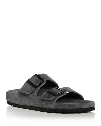 Birkenstock Women's Arizona Exquisite Tonal Suede Footbed Sandals - Exclusive In Gray