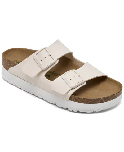 Birkenstock Women's Arizona Flex Birko-flor Platform Sandals From Finish Line
