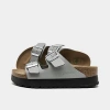 Birkenstock Arizona Platform Slide Sandal In Stone Coin