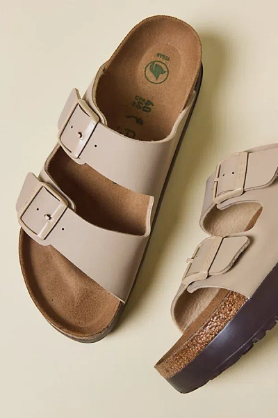 Birkenstock Women's Arizona Flex Platform Birko-flor Sandals In Sandcastle, Women's At Urban Outfitters In Animal Print