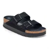 Birkenstock Women's Arizona Flex Platform Sandal In Black Mesh In Multi