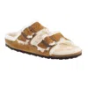 Birkenstock Women's Arizona Shearling Narrow Sandal In Multi