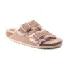 Birkenstock Arizona Shearling Sandal In Pink
