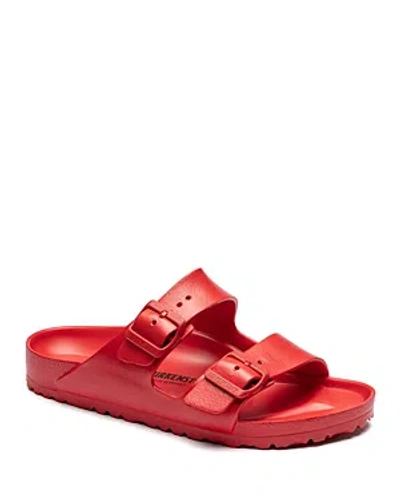 Birkenstock Women's Arizona Slip On Buckled Slide Sandals In Red