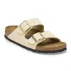 Birkenstock Women's Arizona Soft Footbed In Ecru In Neutral