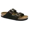 Birkenstock Arizona Soft Footbed Womens Oiled Leather Sandals In Multi
