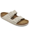 Birkenstock Arizona Suede Sandals In Antique-like White